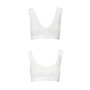 Спортивный топ из эластичного хлопка Passion PS005 TOP white, size S