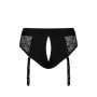 Мереживні трусики для страпона з підв’язками для панчіх Strap-On-Me DIVA HARNESS - L