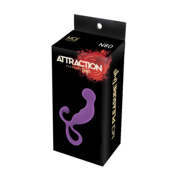 Масажери простати MAI Attraction Toys №80 Purple, довжина 13,4 см, діаметр 3,2 см