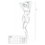 Еротичний бодістокінг з малюнком Passion BS085 white