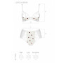Еротичний комплект з малюнком LOVELIA BIKINI white S/M - Passion