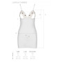 Сорочка з вирізами на грудях + стрінги LOVELIA CHEMISE white S/M - Passion