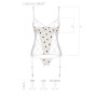 Корсет з підв'язками + стрінги LOVELIA CORSET white L/XL - Passion